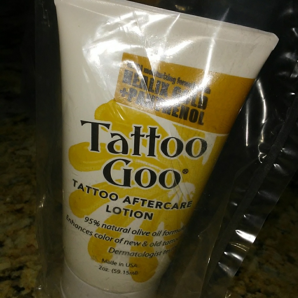Tatto lotion aftercare